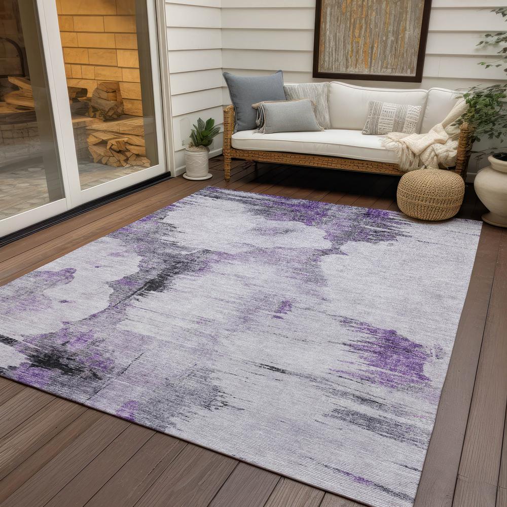 Chantille ACN710 Purple 3' x 5' Rug. Picture 8