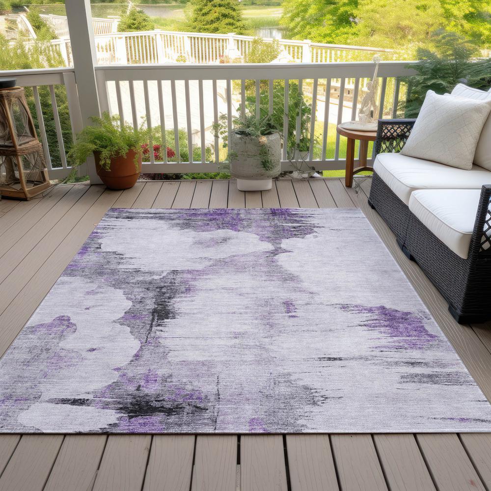 Chantille ACN710 Purple 3' x 5' Rug. Picture 9
