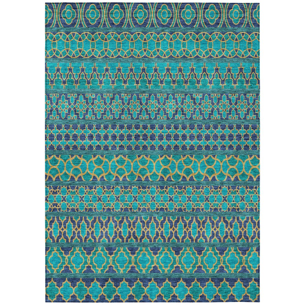 Chantille ACN726 Teal 3' x 5' Rug. Picture 1