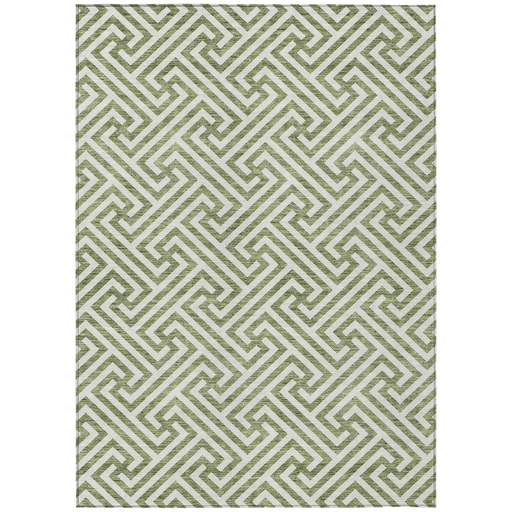 Chantille ACN731 Green 3' x 5' Rug. Picture 1