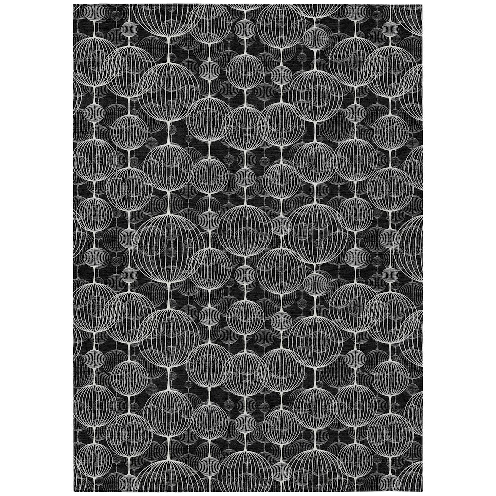 Chantille ACN732 Black 3' x 5' Rug. Picture 1