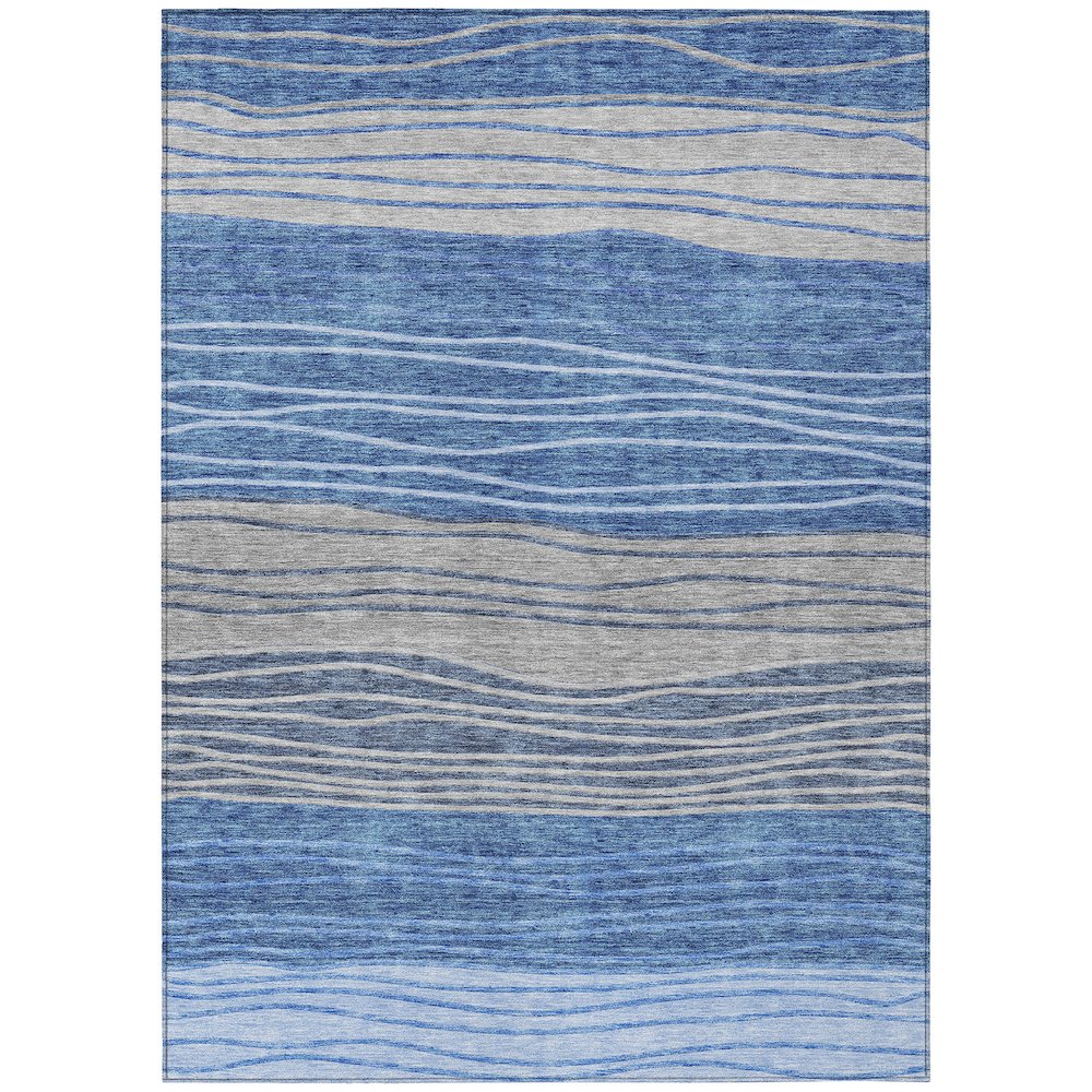 Chantille ACN735 Blue 3' x 5' Rug. Picture 1