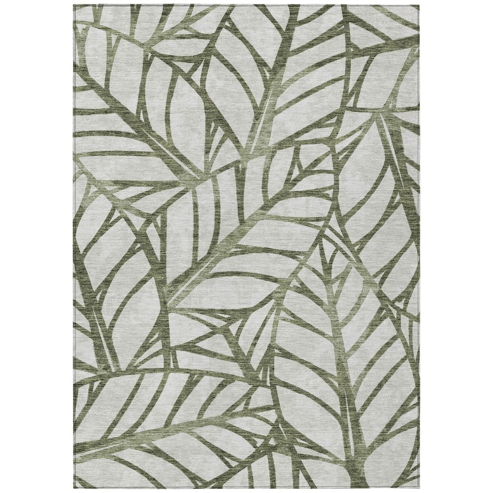 Chantille ACN741 Green 3' x 5' Rug. Picture 1