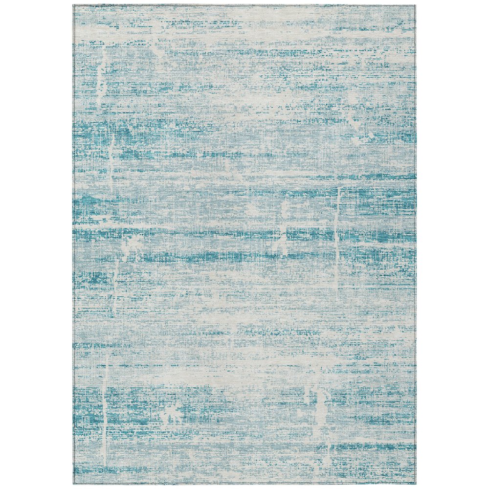 Chantille ACN747 Teal 3' x 5' Rug. Picture 1