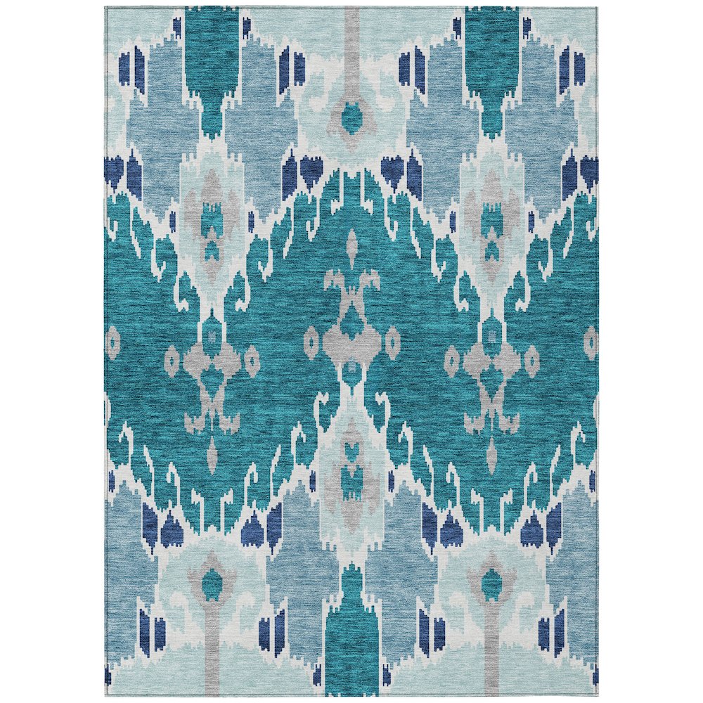 Chantille ACN748 Teal 3' x 5' Rug. Picture 1