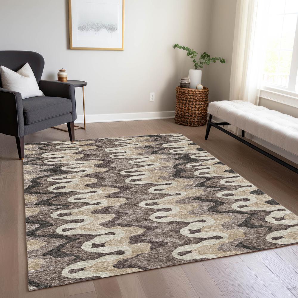 Chantille ACN750 Brown 3' x 5' Rug. Picture 6