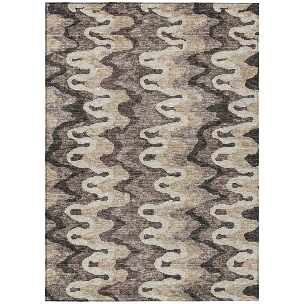 Chantille ACN750 Brown 3' x 5' Rug. Picture 1