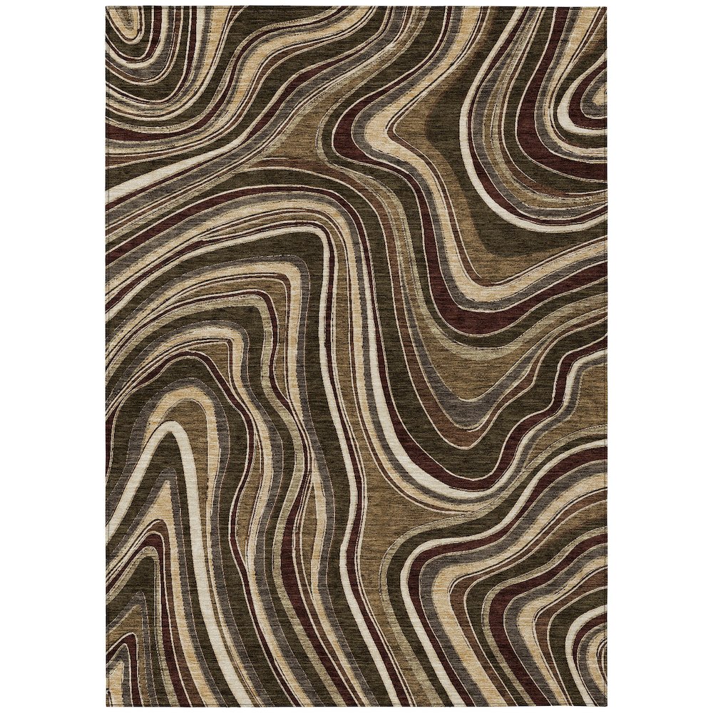 Chantille ACN756 Brown 3' x 5' Rug. Picture 1