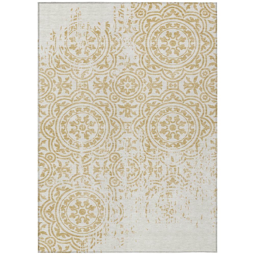 Chantille ACN758 Gold 3' x 5' Rug. Picture 1