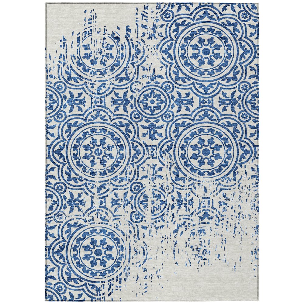 Chantille ACN758 Blue 3' x 5' Rug. Picture 1