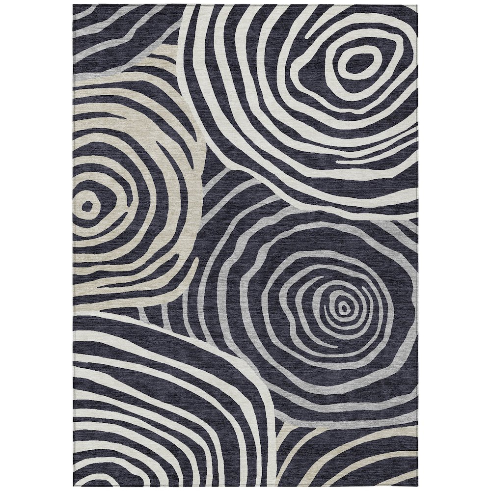 Chantille ACN765 Black 3' x 5' Rug. Picture 1
