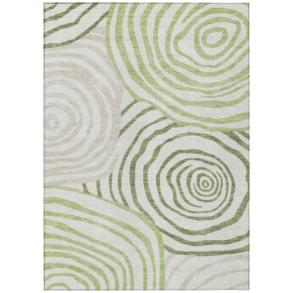 Chantille ACN765 Green 3' x 5' Rug. Picture 1