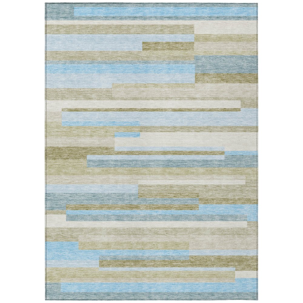 Chantille ACN766 Blue 3' x 5' Rug. Picture 1