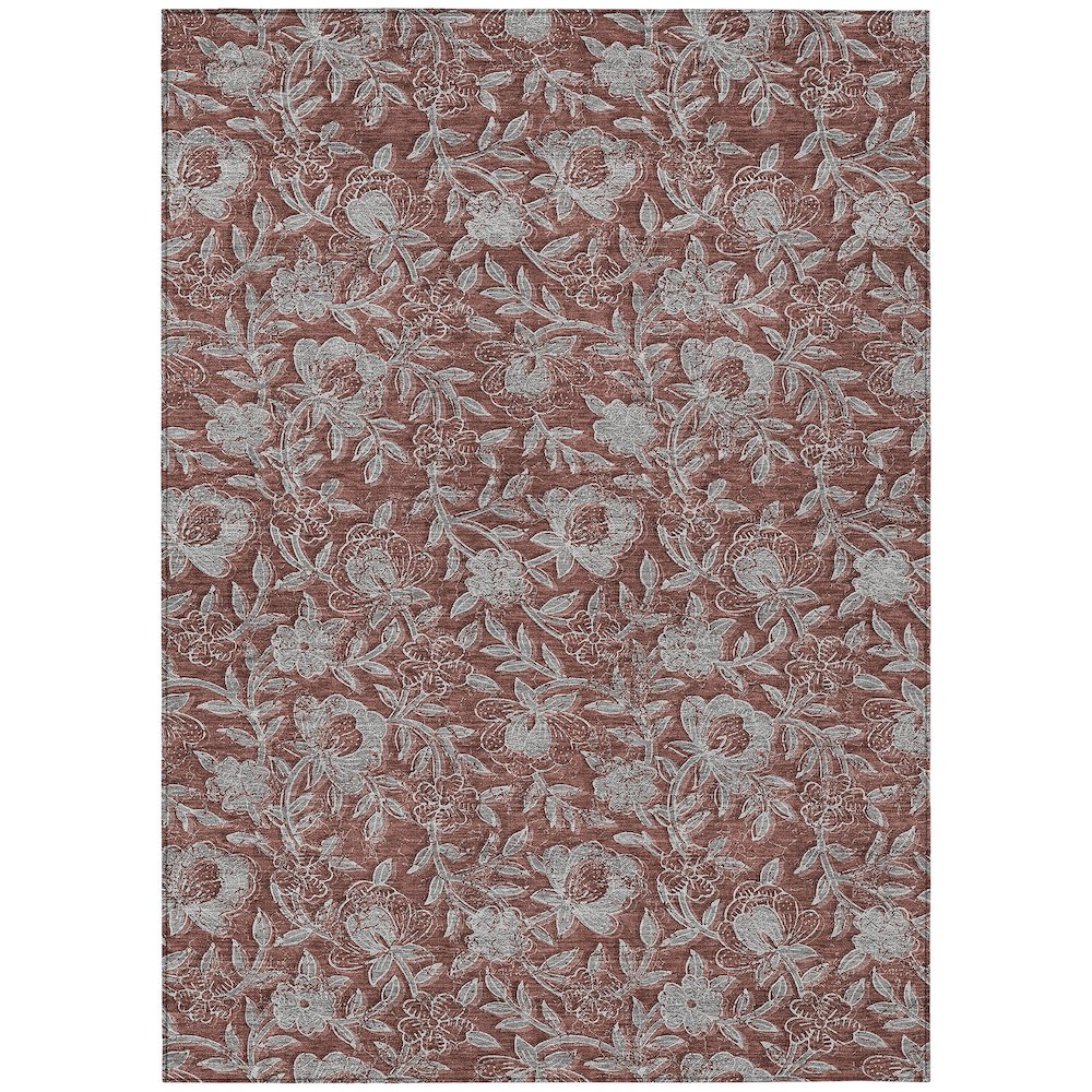 Chantille ACN771 Orange 3' x 5' Rug. Picture 1