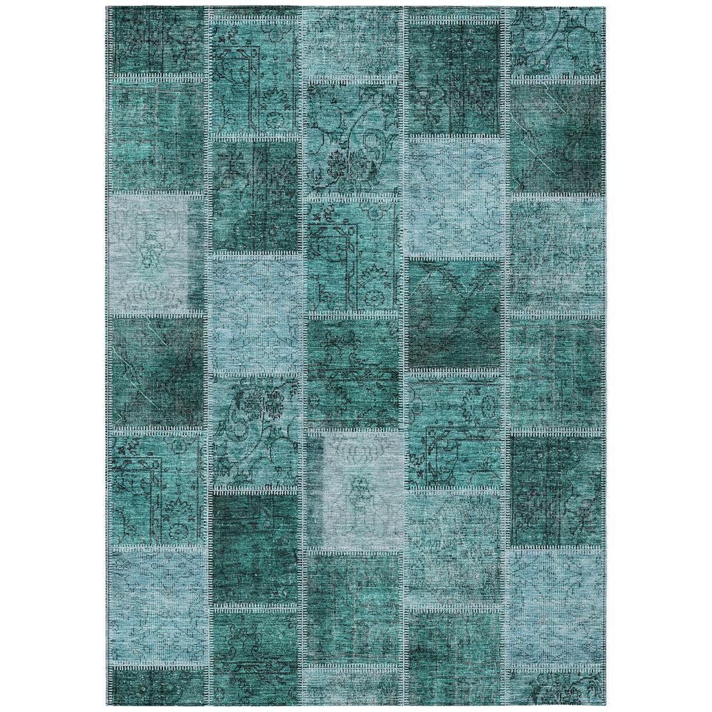 Chantille ACN772 Teal 3' x 5' Rug. Picture 1