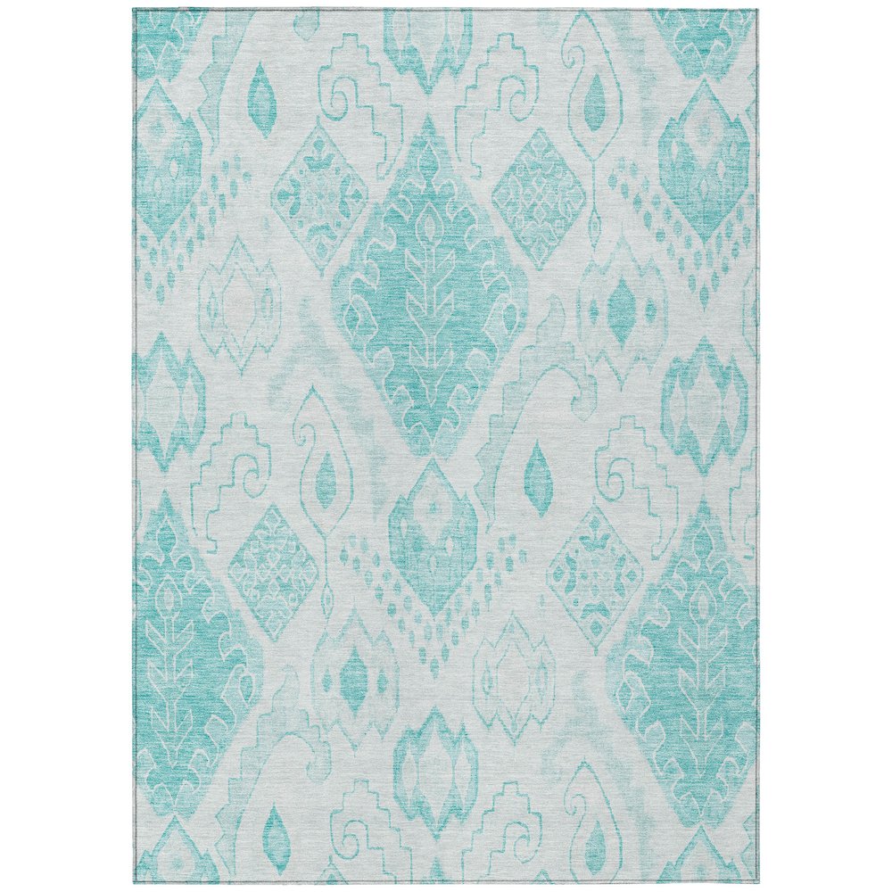 Chantille ACN776 Teal 3' x 5' Rug. Picture 1