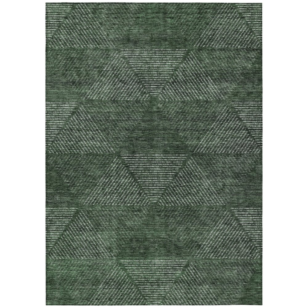 Chantille ACN777 Green 3' x 5' Rug. Picture 1