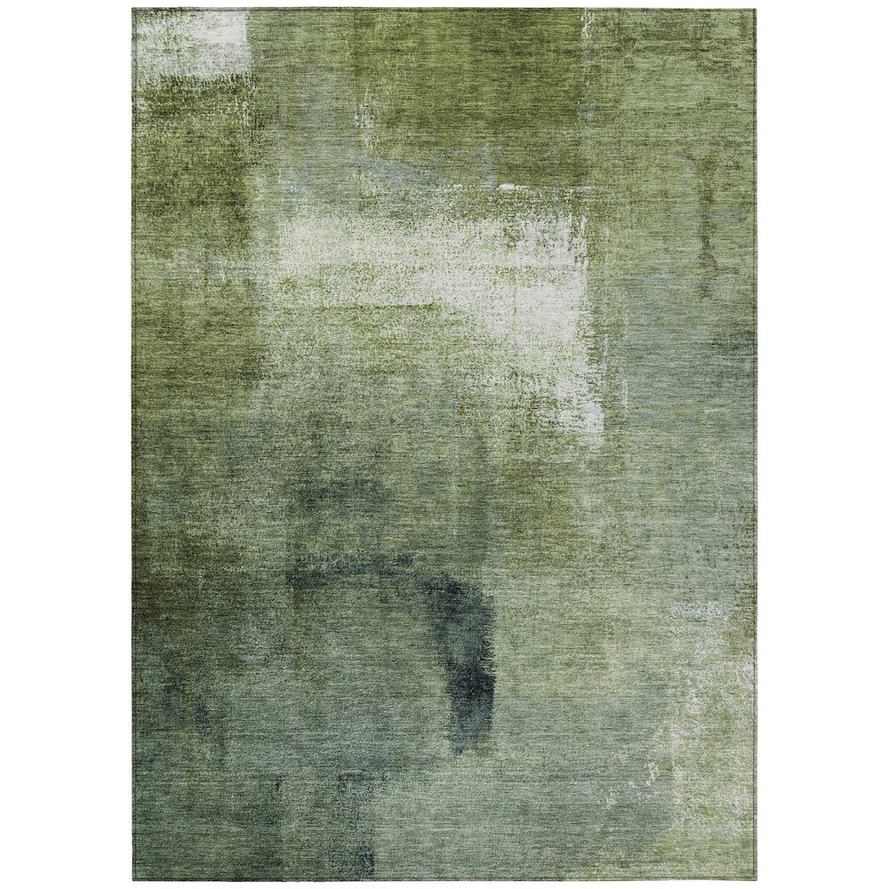 Chantille ACN787 Green 3' x 5' Rug. Picture 1