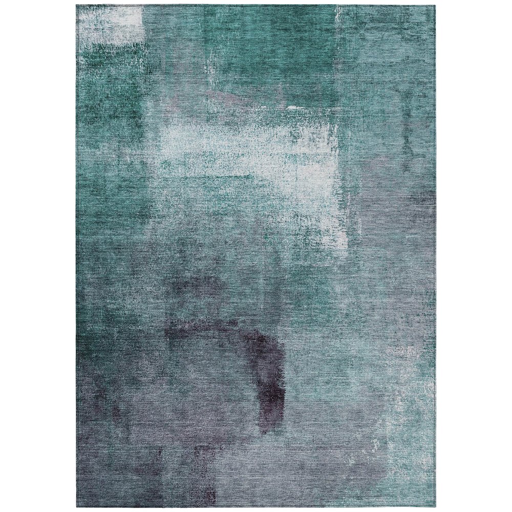 Chantille ACN787 Teal 3' x 5' Rug. Picture 1