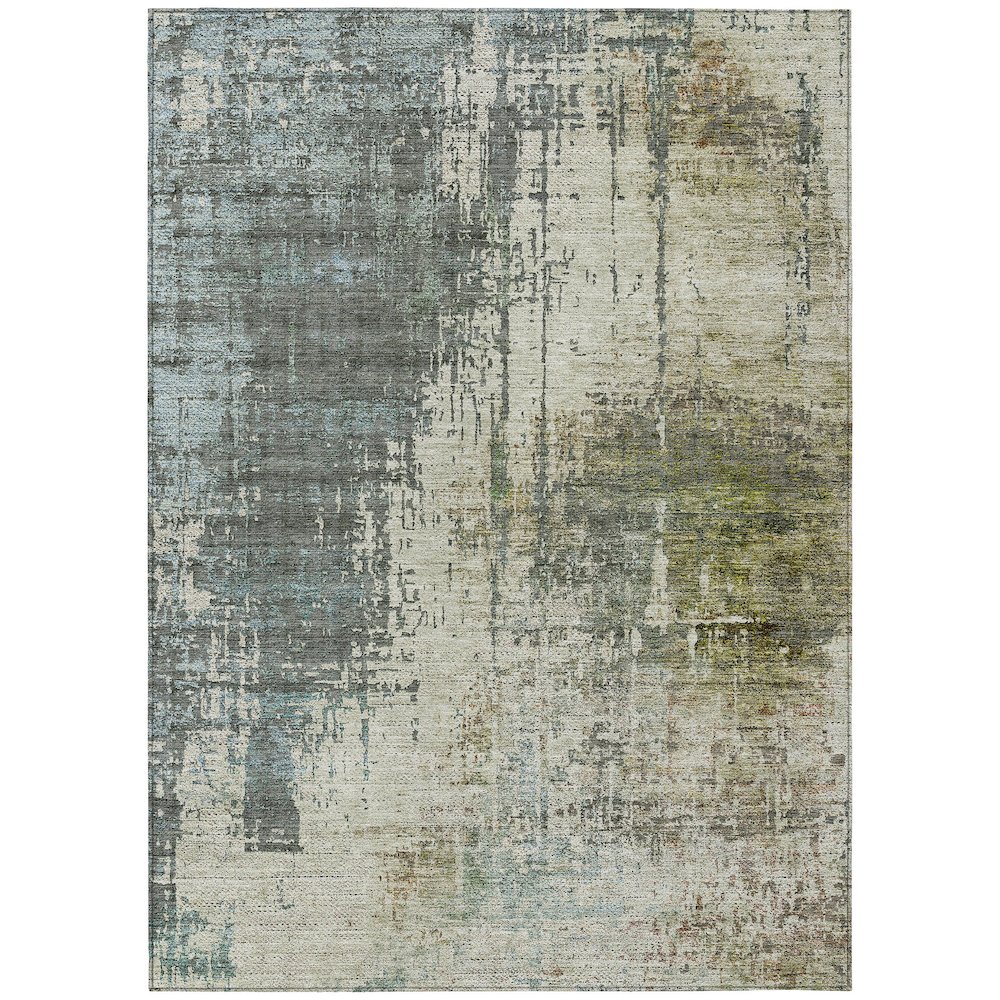 Chantille ACN797 Green 3' x 5' Rug. Picture 1