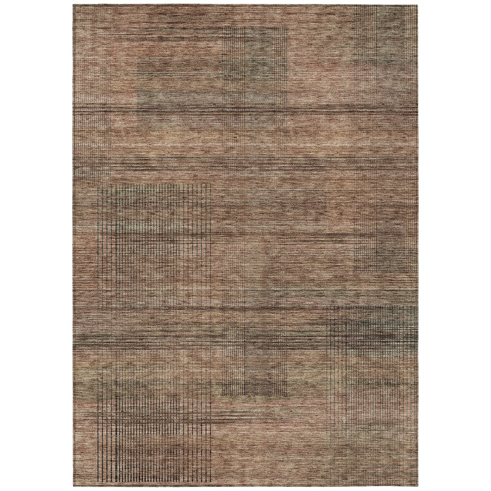 Chantille ACN820 Orange 3' x 5' Rug. Picture 1