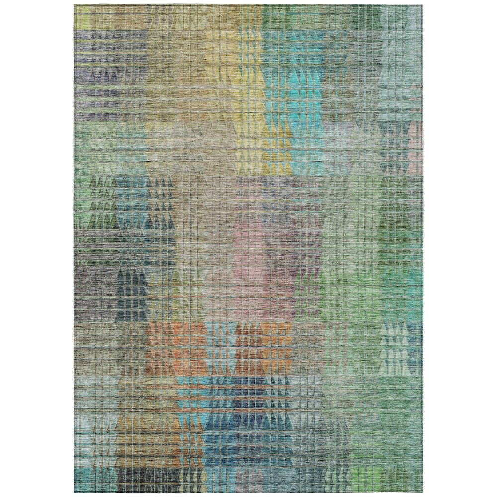 Chantille ACN828 Green 3' x 5' Rug. Picture 1