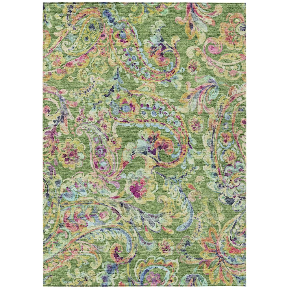 Chantille ACN834 Green 3' x 5' Rug. Picture 1