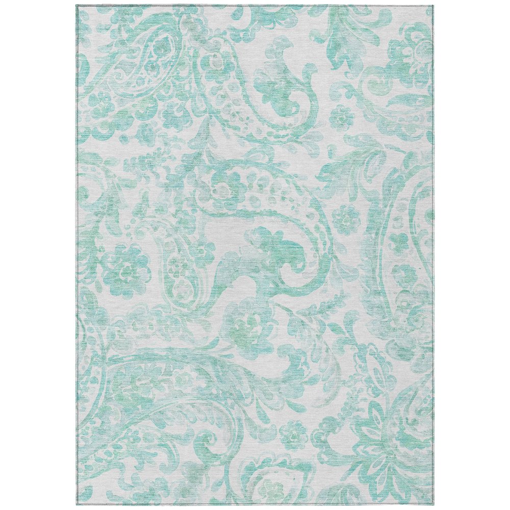 Chantille ACN835 Teal 3' x 5' Rug. Picture 1