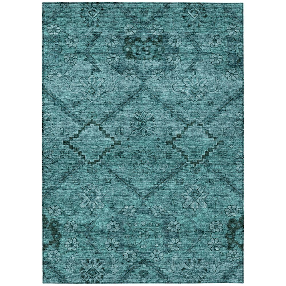 Chantille ACN842 Teal 3' x 5' Rug. Picture 1