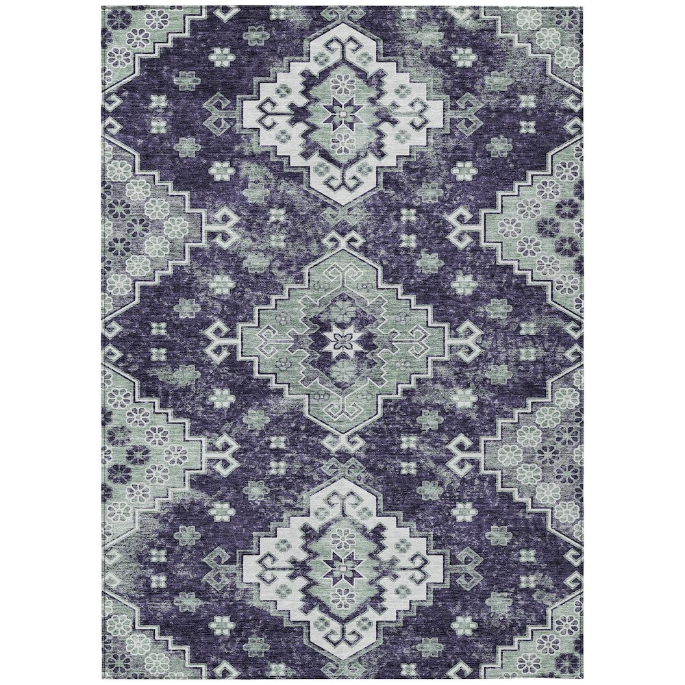 Chantille ACN846 Purple 3' x 5' Rug. Picture 1