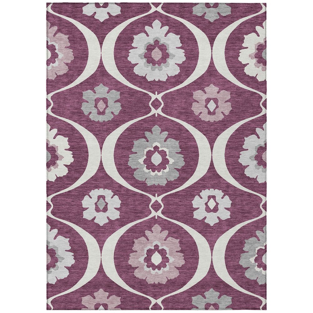 Chantille ACN858 Purple 3' x 5' Rug. Picture 1