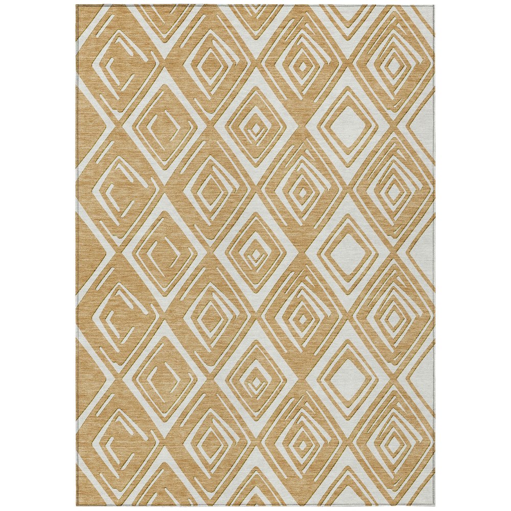 Chantille ACN862 Gold 3' x 5' Rug. Picture 1