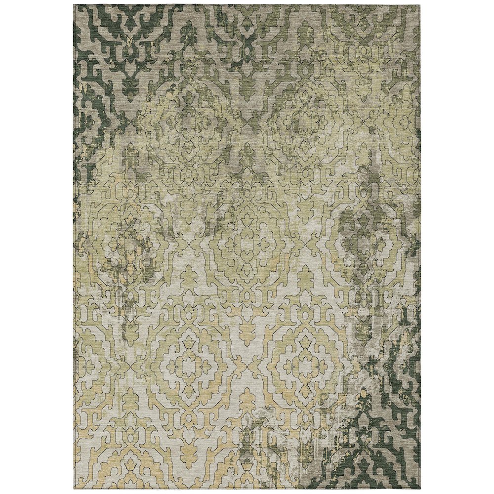 Chantille ACN864 Green 3' x 5' Rug. Picture 1