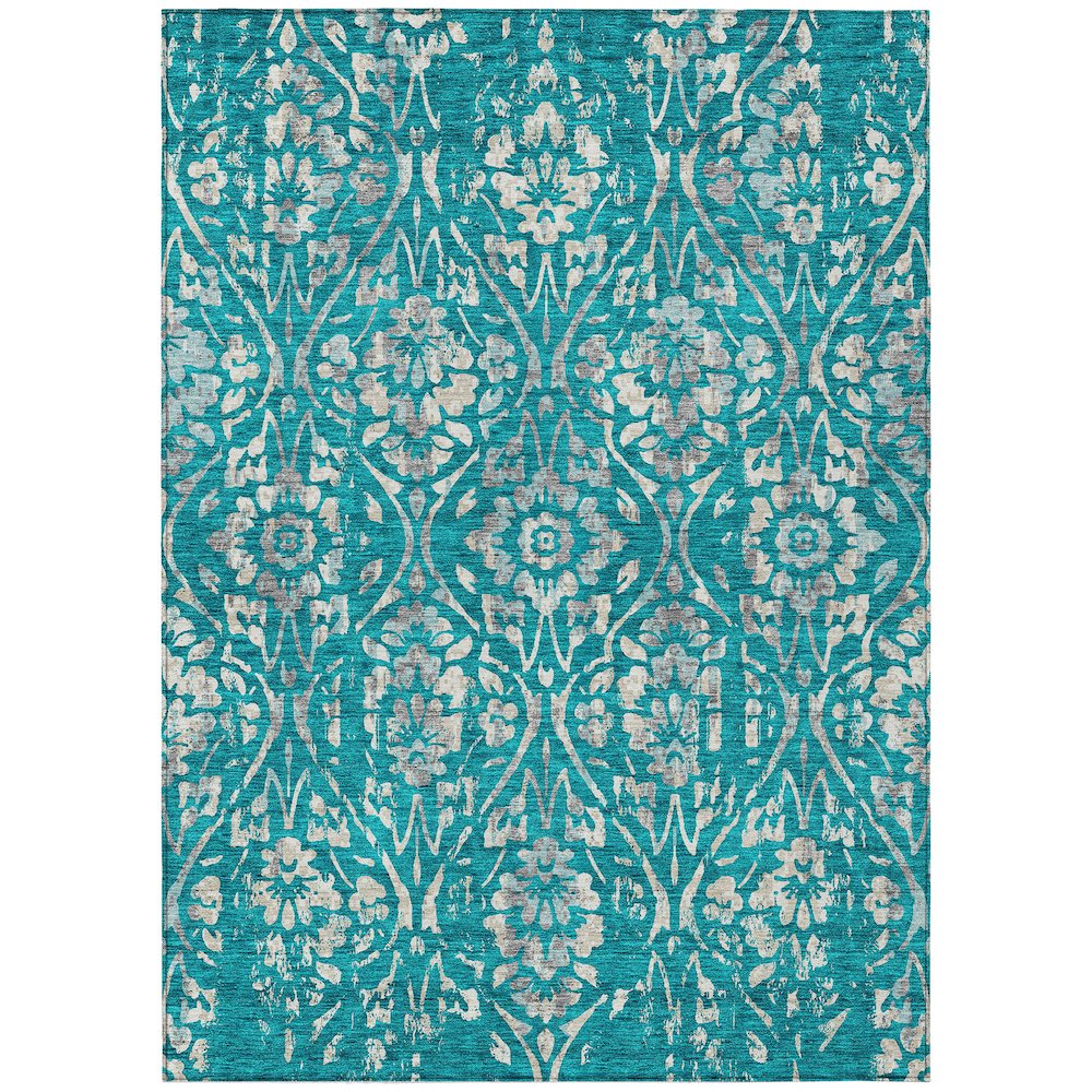 Chantille ACN868 Teal 3' x 5' Rug. Picture 1