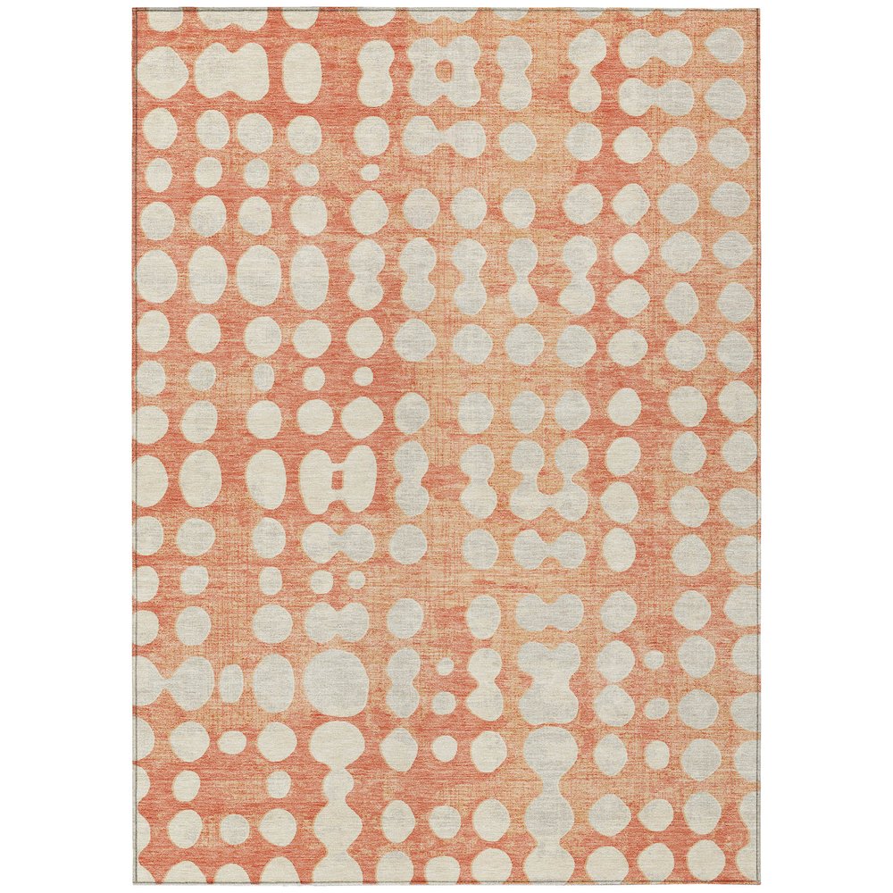 Chantille ACN869 Orange 3' x 5' Rug. Picture 1
