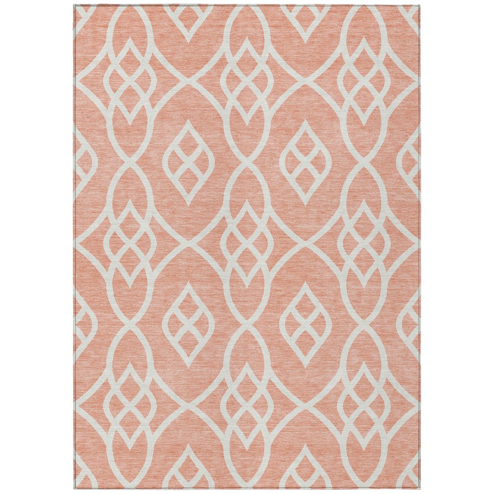 Chantille ACN884 Orange 3' x 5' Rug. Picture 1