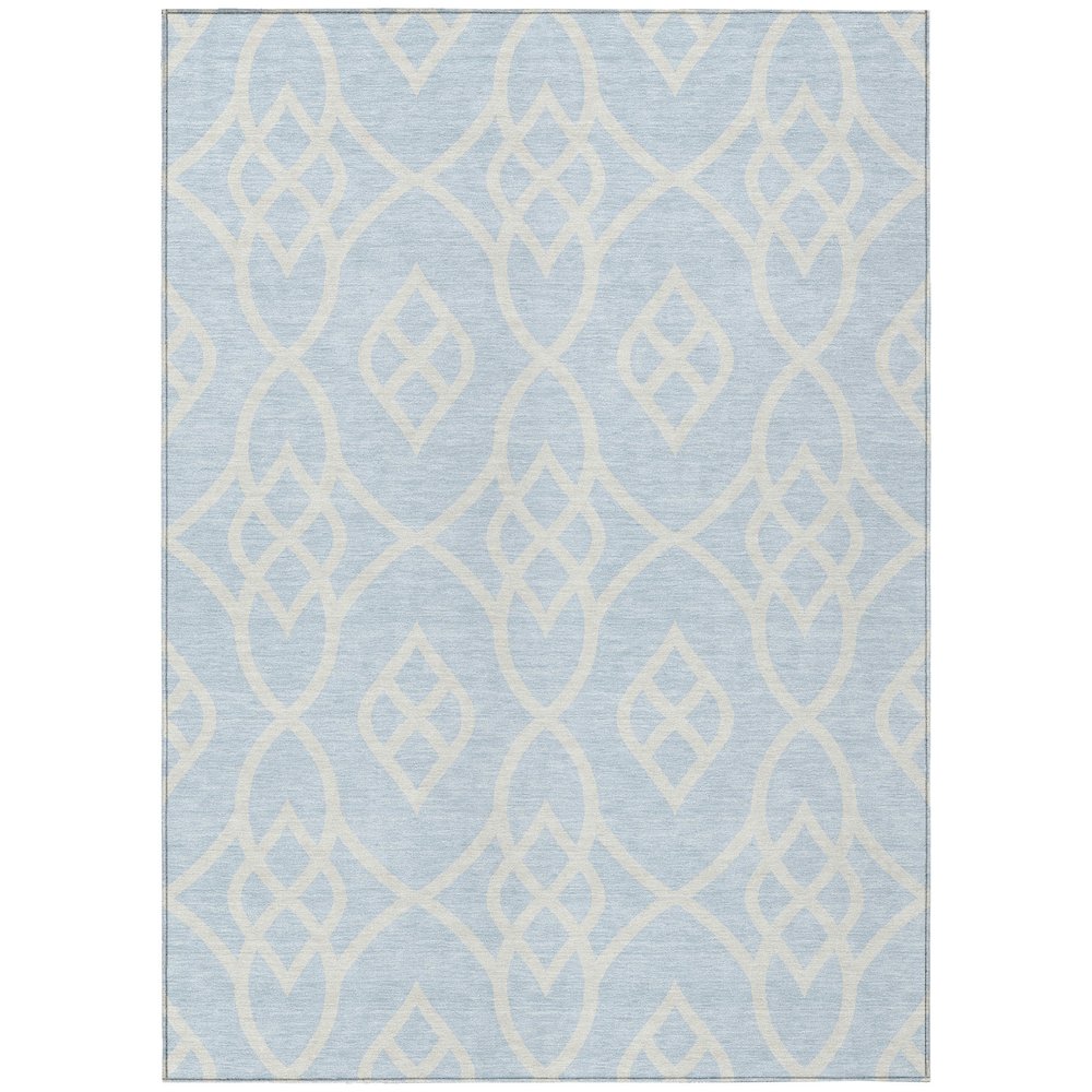Chantille ACN884 Blue 3' x 5' Rug. Picture 1