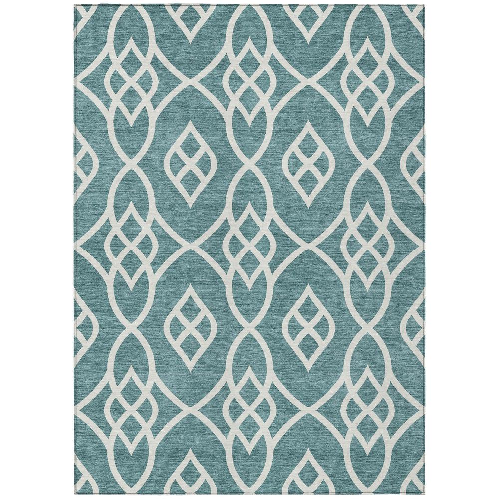 Chantille ACN884 Teal 3' x 5' Rug. Picture 1