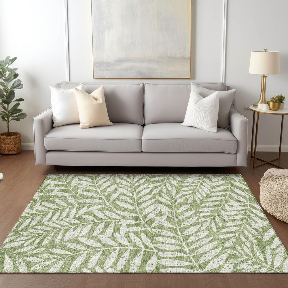 Chantille ACN899 Green 3' x 5' Rug. Picture 6