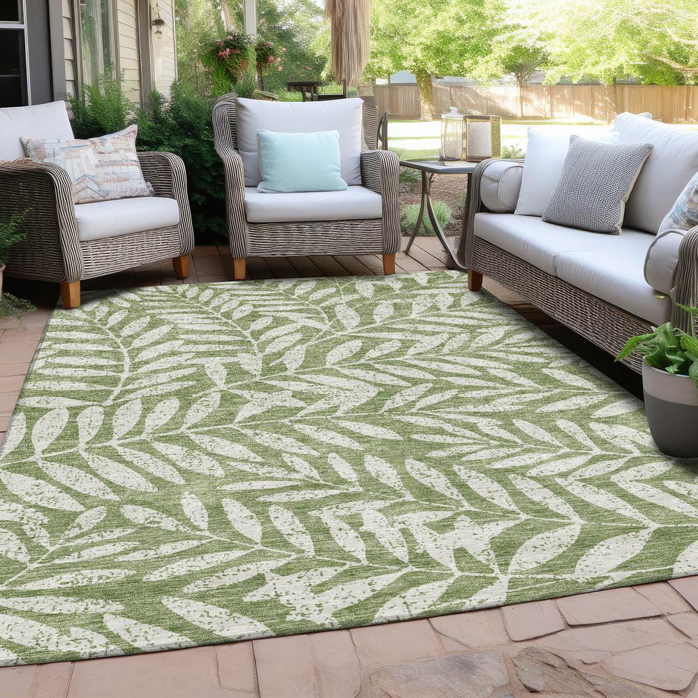 Chantille ACN899 Green 3' x 5' Rug. Picture 7