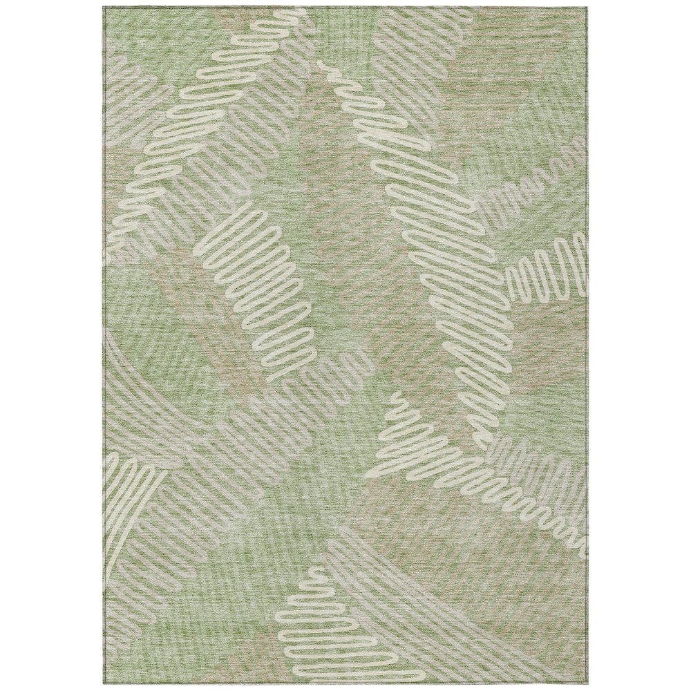 Chantille ACN904 Green 3' x 5' Rug. Picture 1