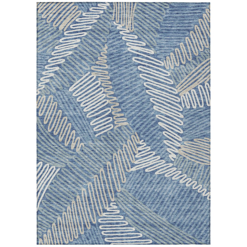 Chantille ACN904 Blue 3' x 5' Rug. Picture 1