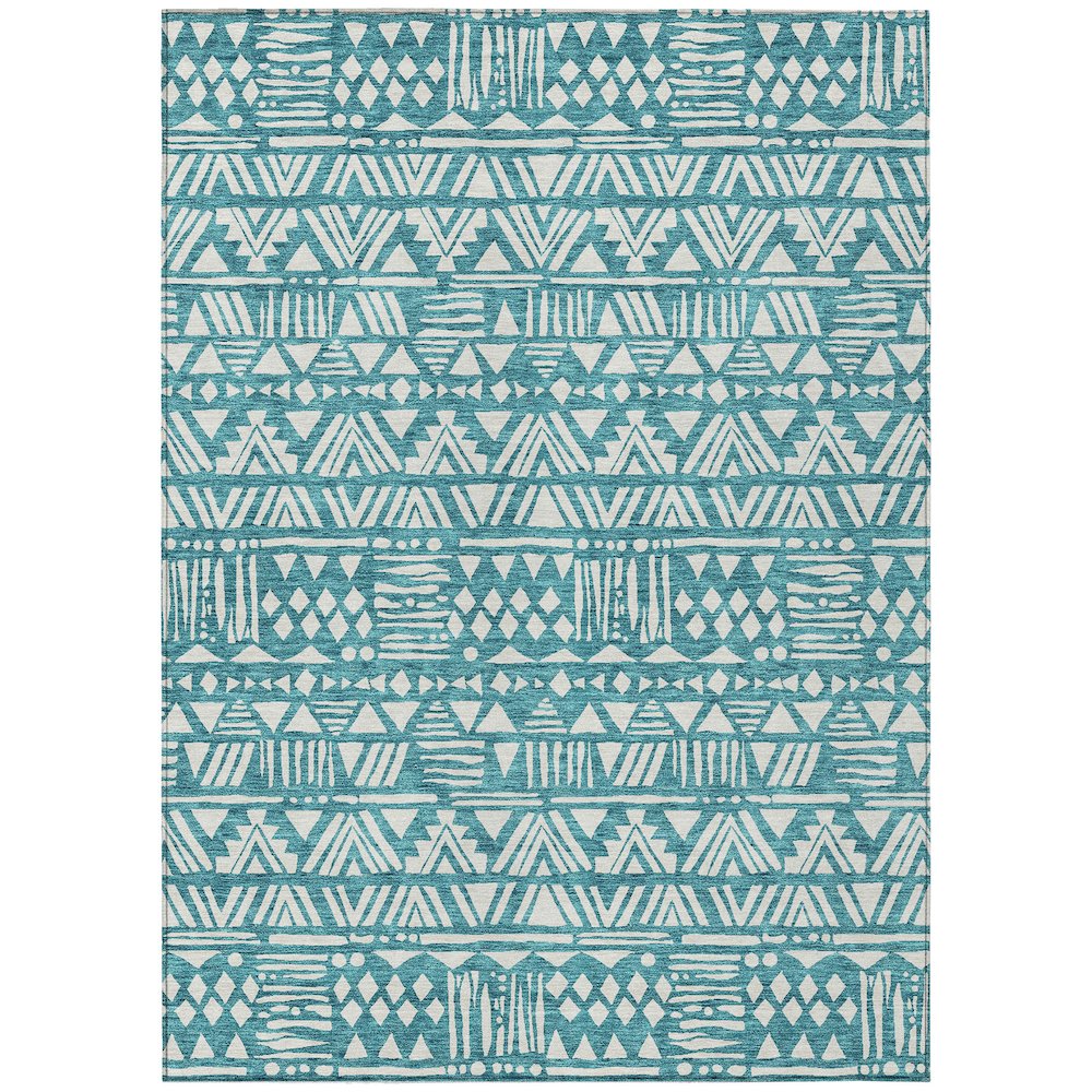 Chantille ACN907 Teal 3' x 5' Rug. Picture 1