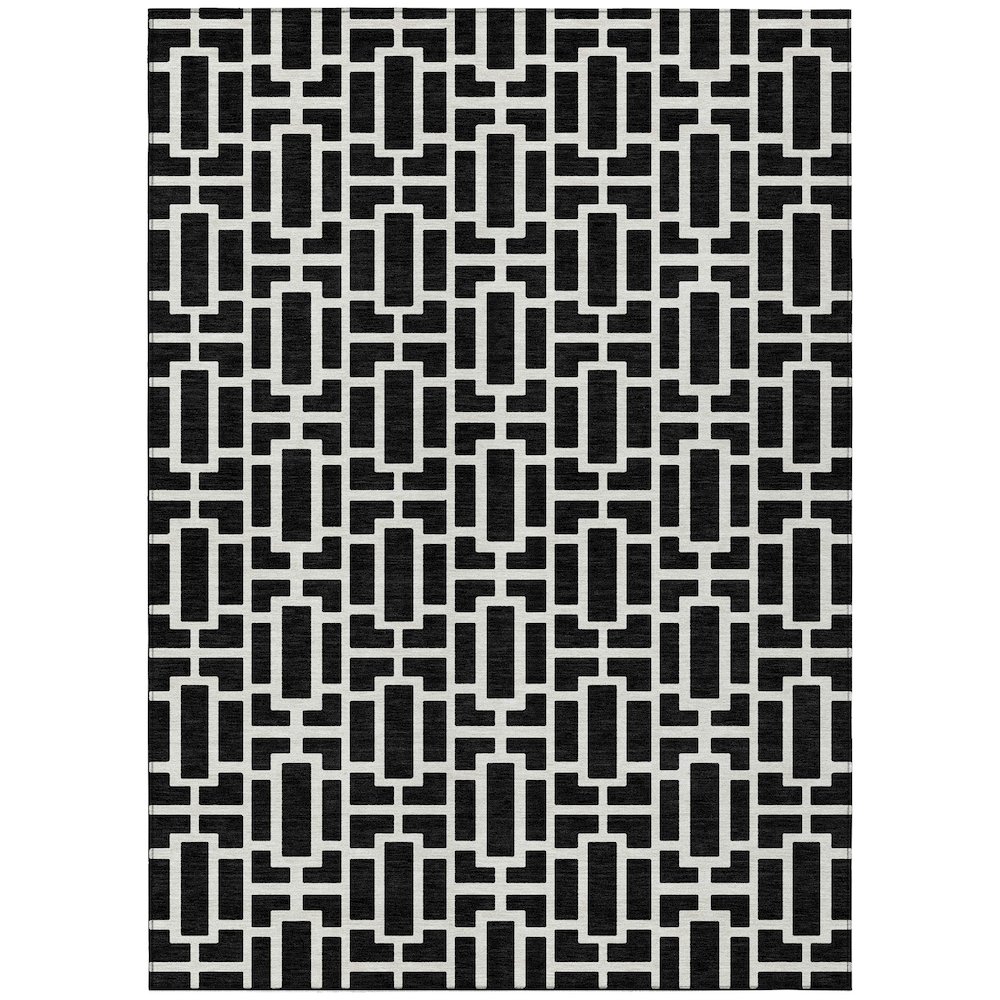 Chantille ACN916 Black 3' x 5' Rug. Picture 1