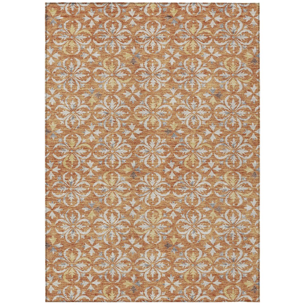 Chantille ACN930 Orange 3' x 5' Rug. Picture 1