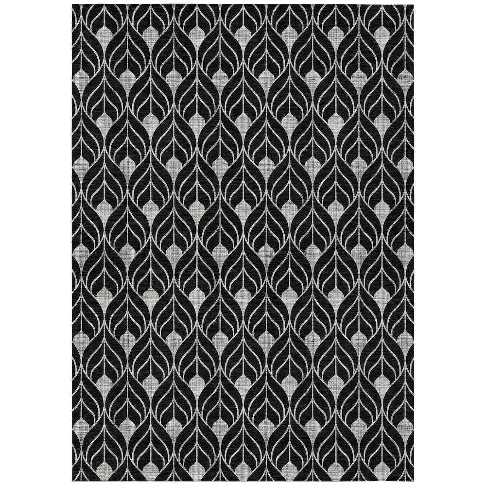 Chantille ACN931 Black 3' x 5' Rug. Picture 1