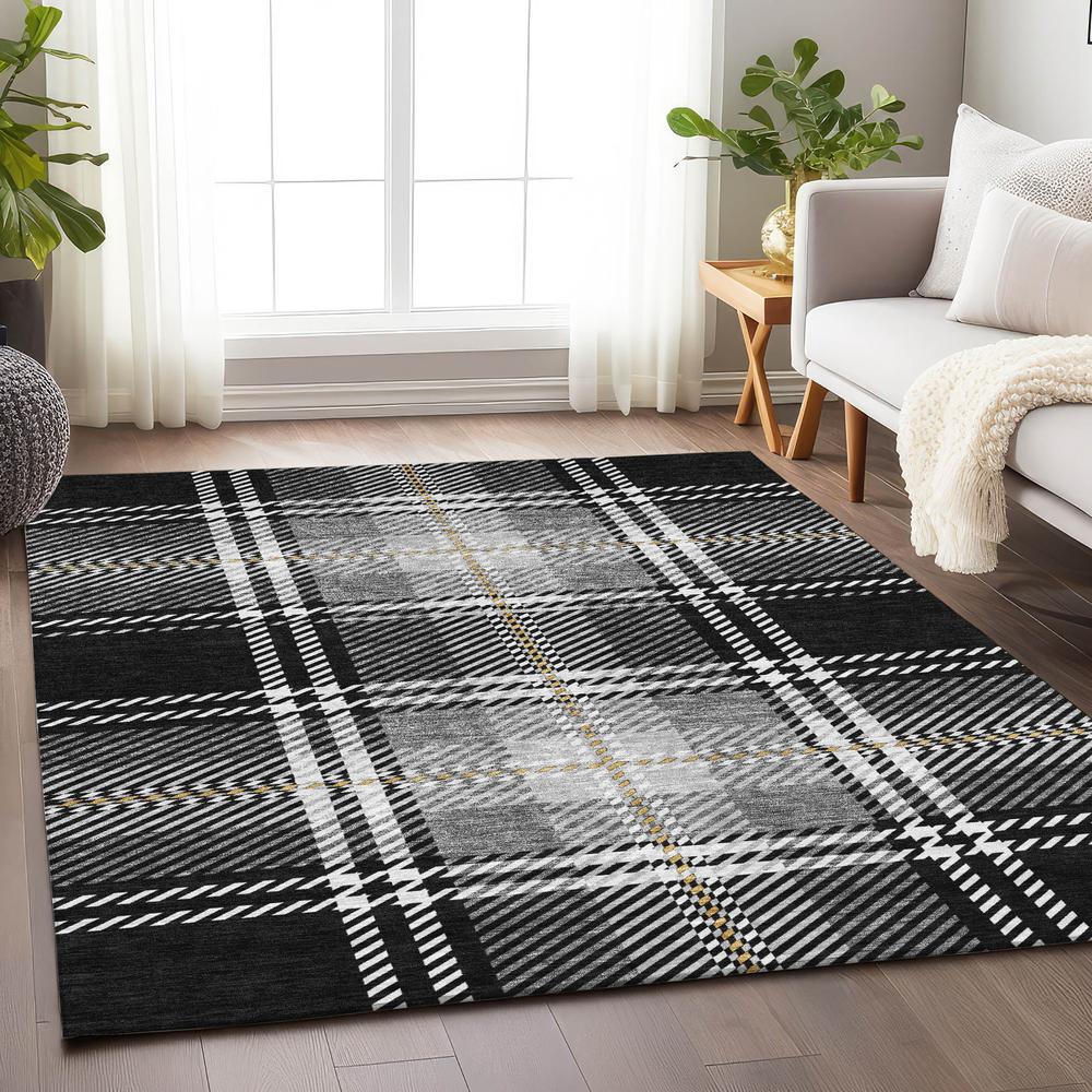 Chantille ACN935 Black 3' x 5' Rug. Picture 5