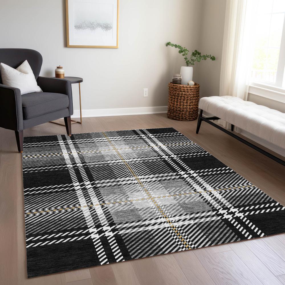 Chantille ACN935 Black 3' x 5' Rug. Picture 6