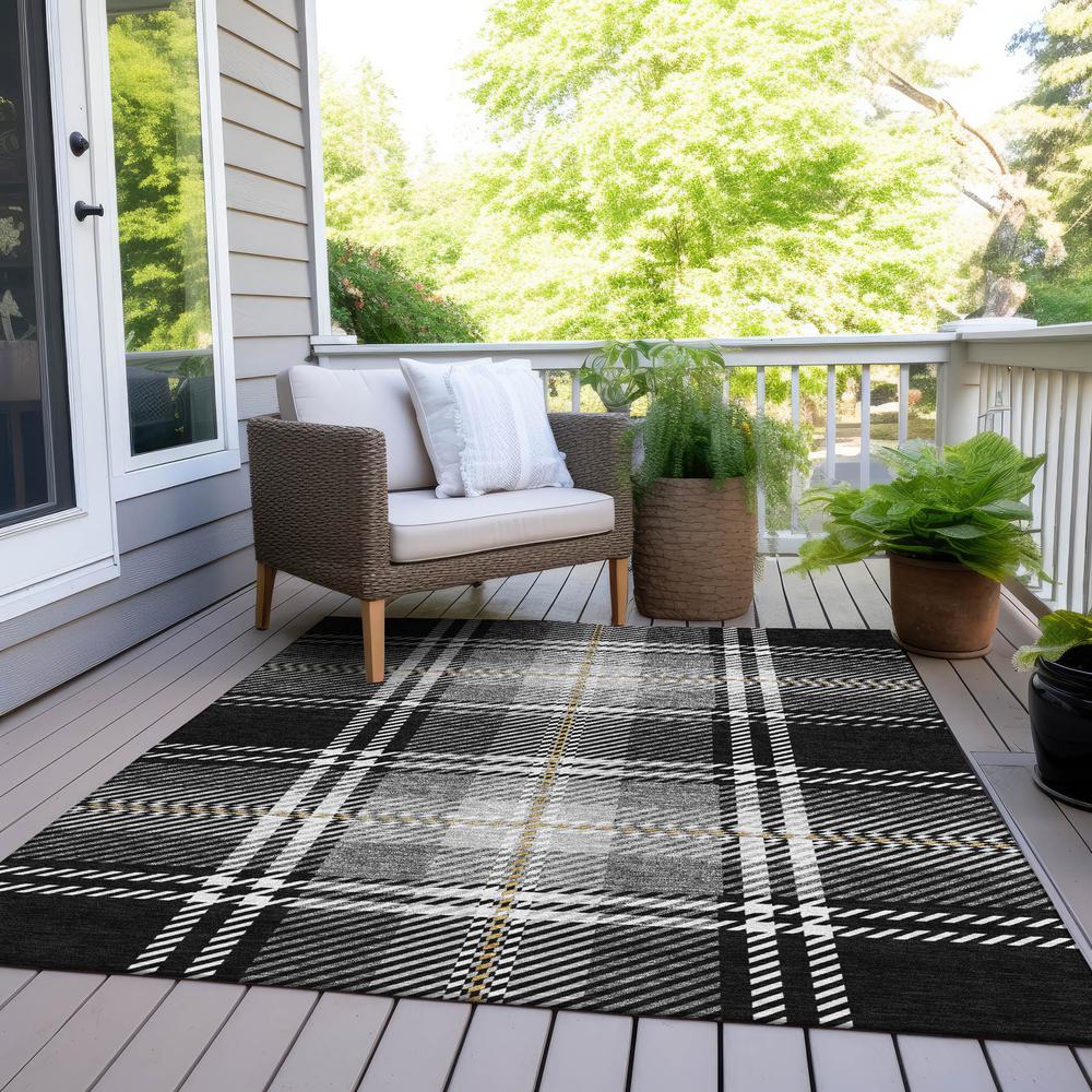 Chantille ACN935 Black 3' x 5' Rug. Picture 7