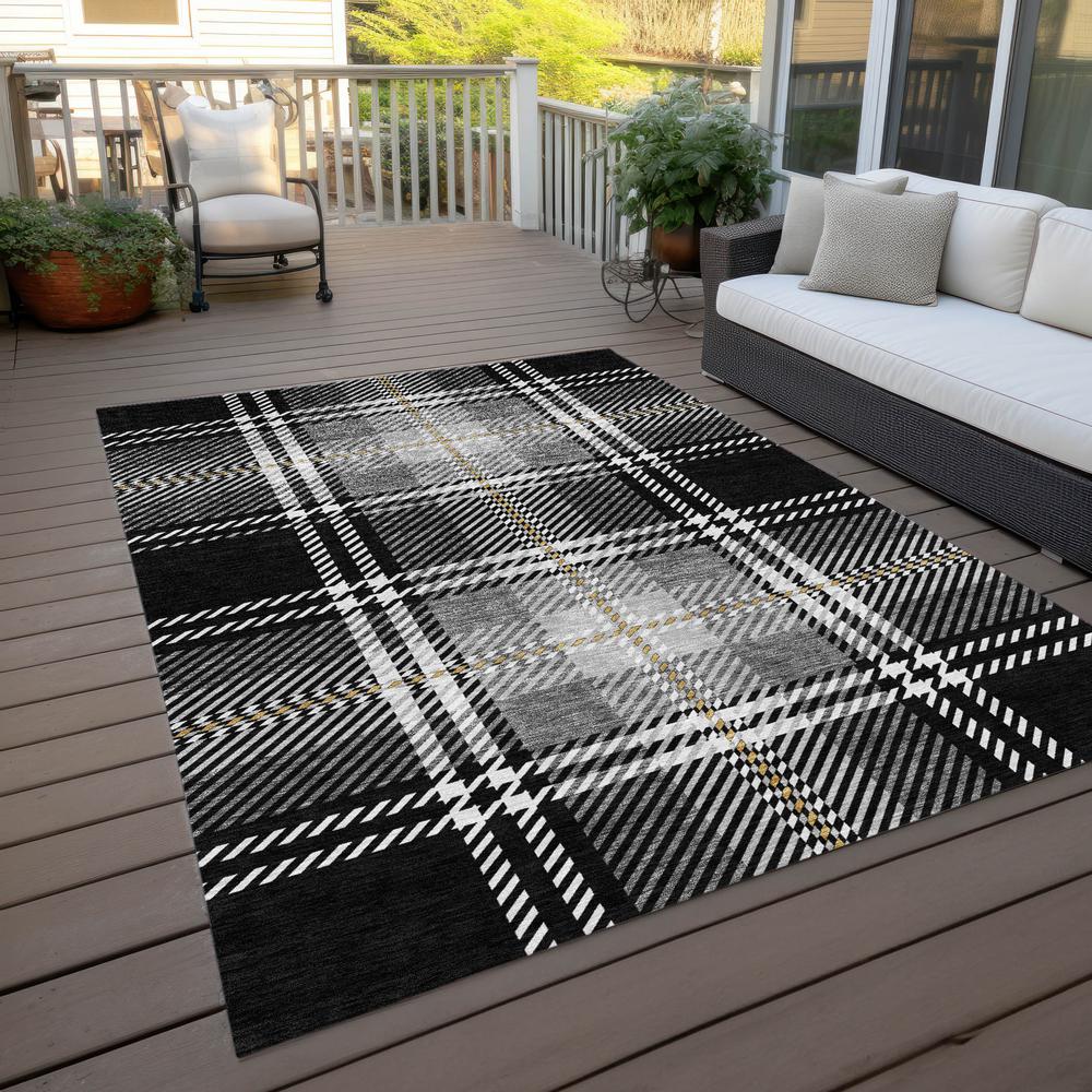 Chantille ACN935 Black 3' x 5' Rug. Picture 8